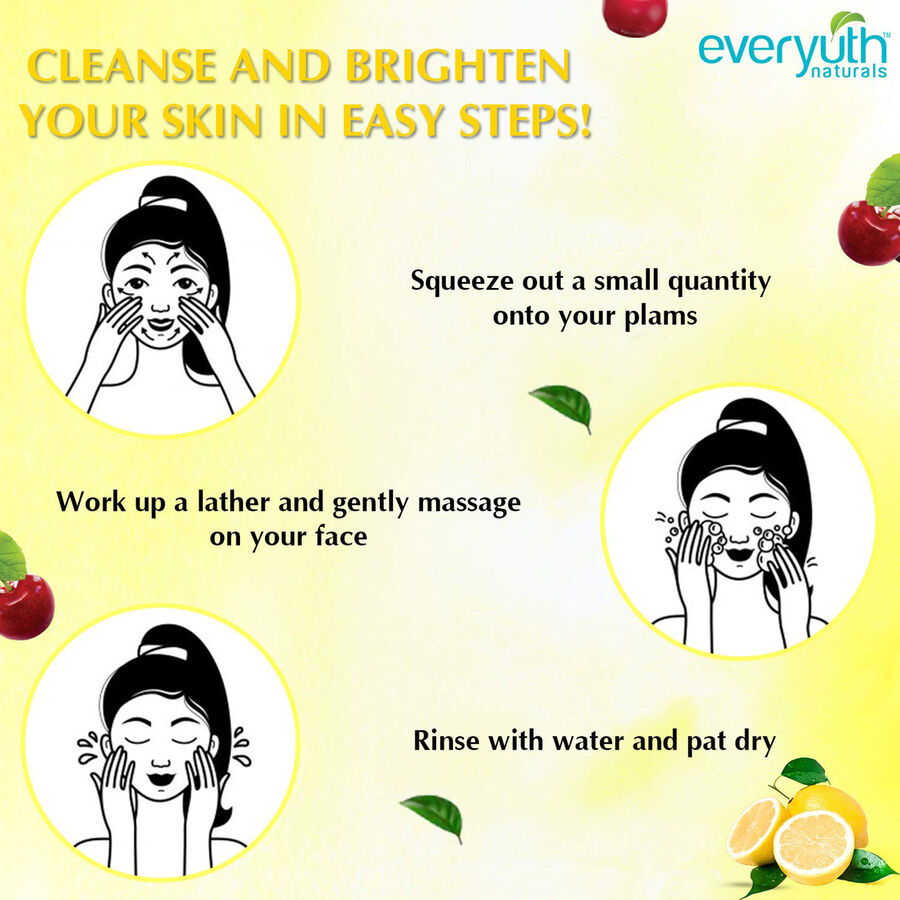 Lemon Cherry Face Wash, , large image number null