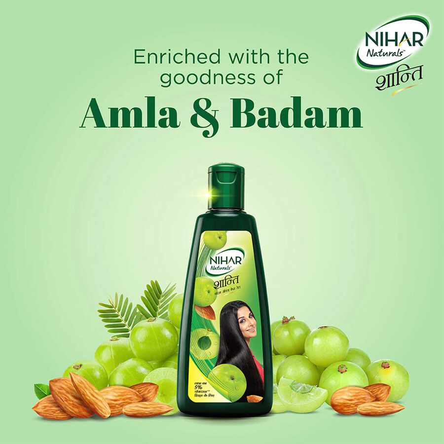 Shanti Amla Badam Hair Oil, 500 ml, large image number null