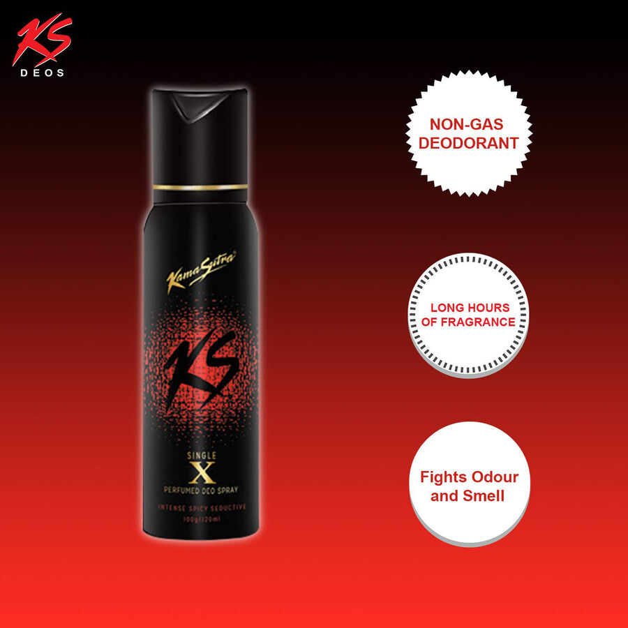 SINGLE X Deodorant Spray, 120 ml, large image number null