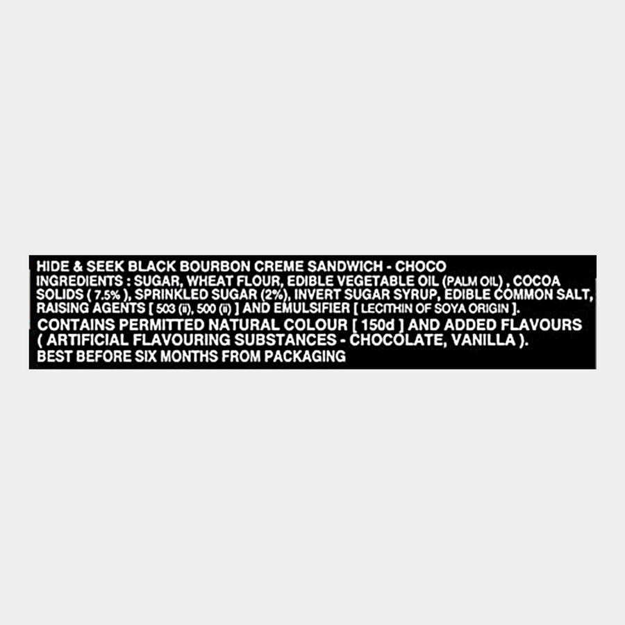 Hide & Seek Black Bourbon Choco Crème Sandwiches, , large image number null