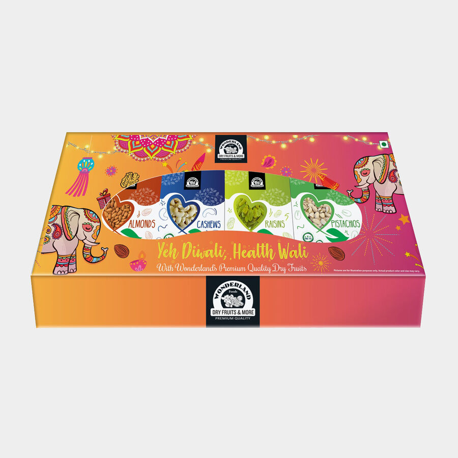 Dry Fruit Gift Box - Almond , Cashew, Pista , Raisin, , large image number null