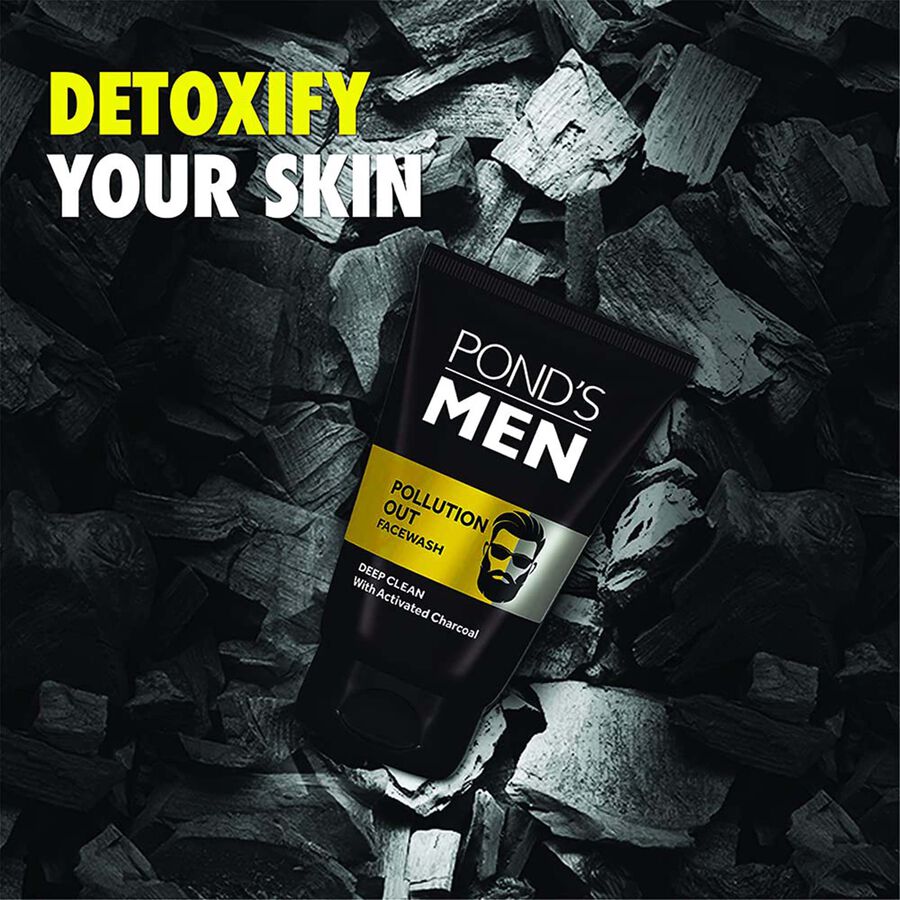 Men Pollution Out Face Wash, , large image number null