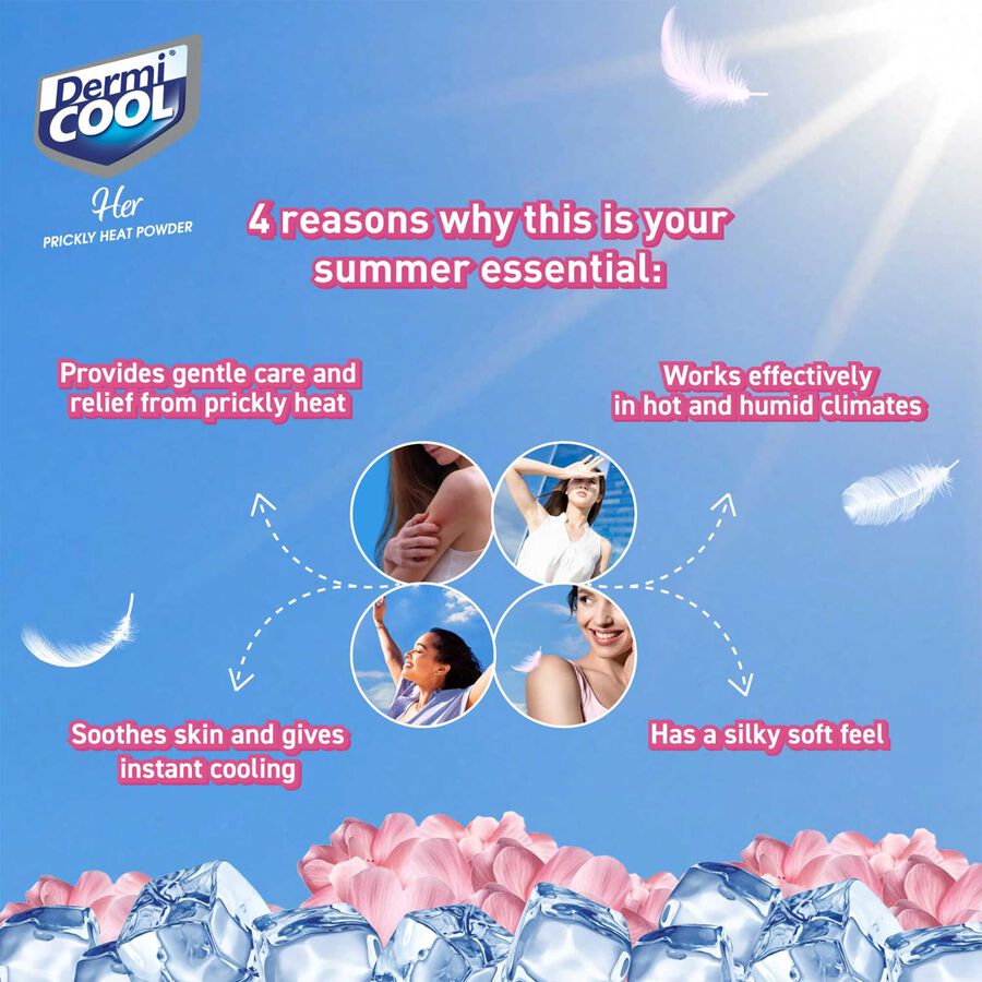 Her Prickly Heat Powder, 200 g, large