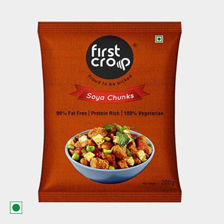 Soya Vadi Chunks, 200 g Pouch, large