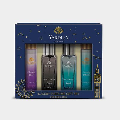 Perfume Gift Set For Her & Him - Pack Of 4