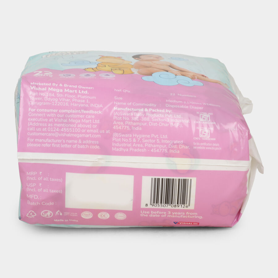 Baby Diaper (Medium, 22 Pants), , large image number null