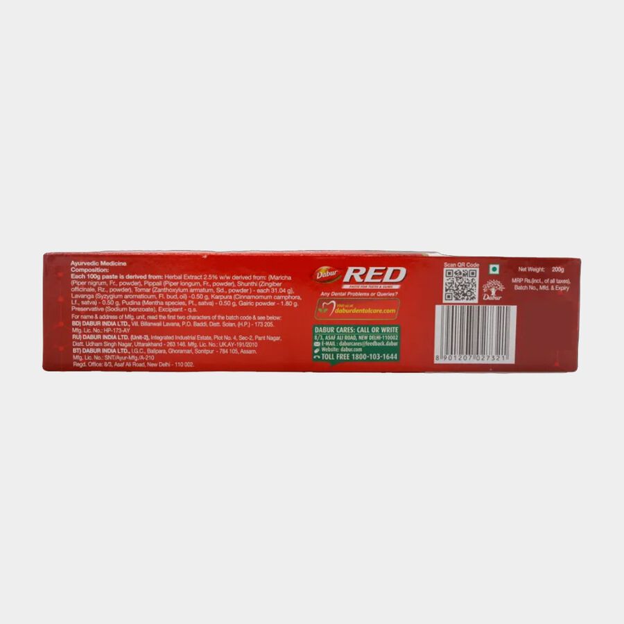 Red Tooth Paste, , large image number null