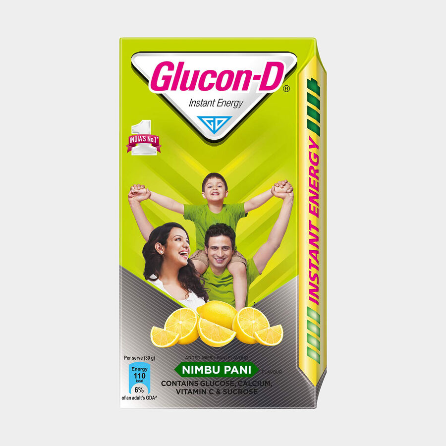 Glucon-D Instant Energy Drink Mix - Lime, , large image number null