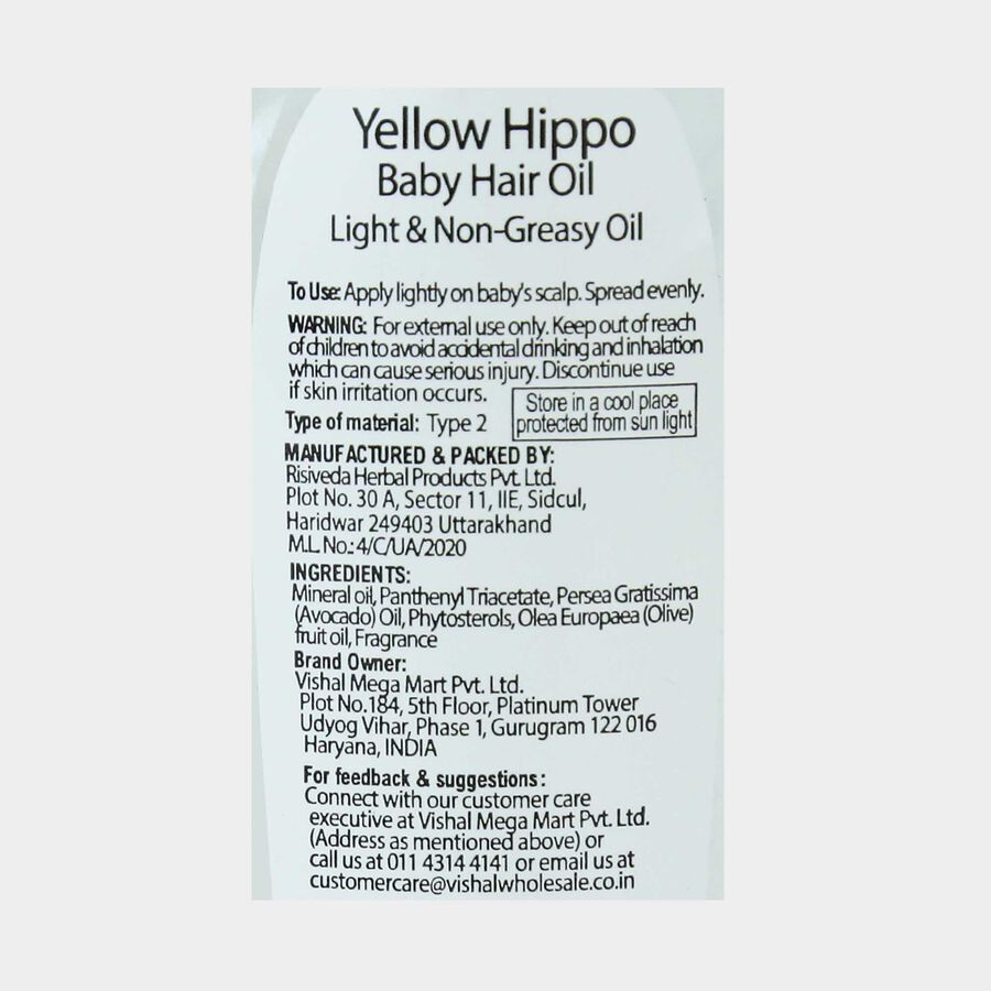 Baby Hair Oil, , large image number null