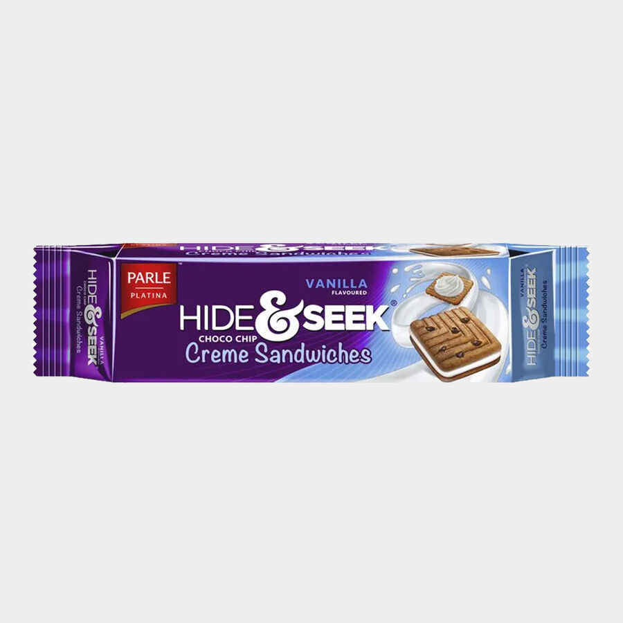 Hide & Seek Choco Chip Vanilla Crème Sandwiches, , large image number null