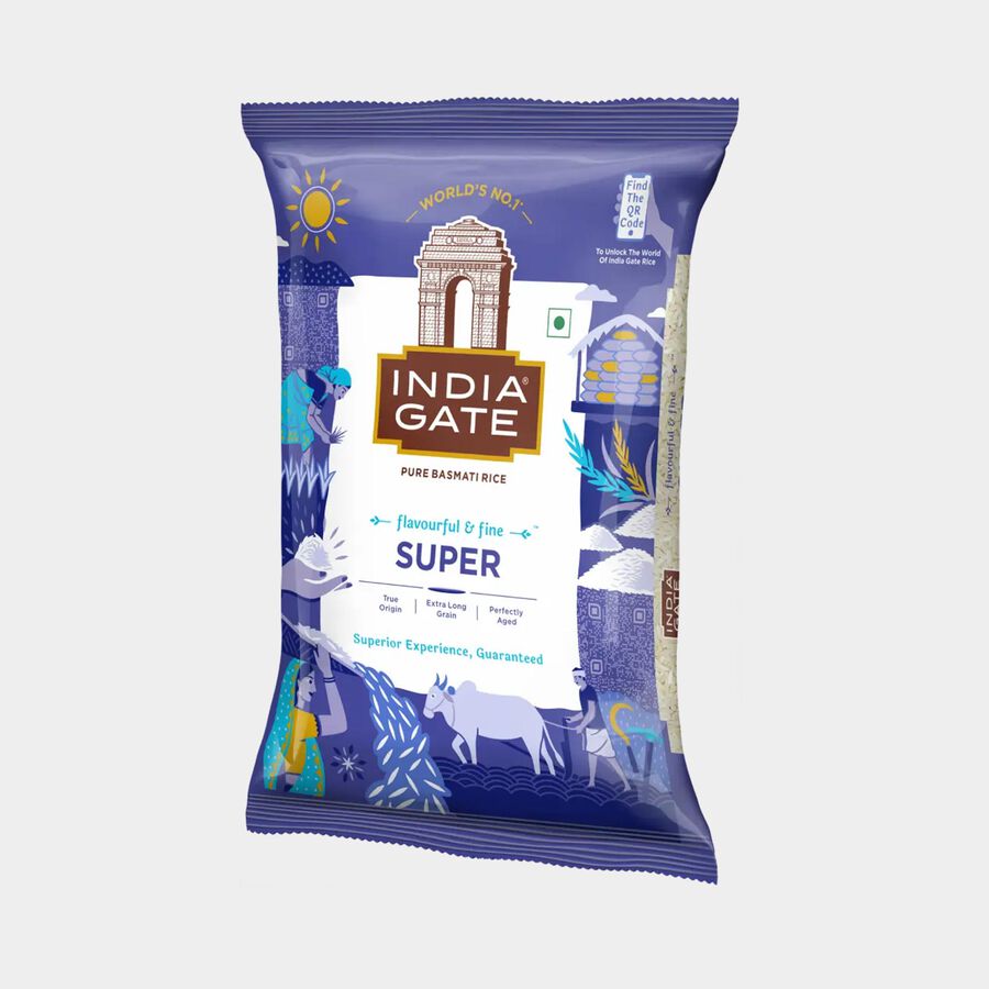 Super Basmati Rice / Chawal, 1kg, , large