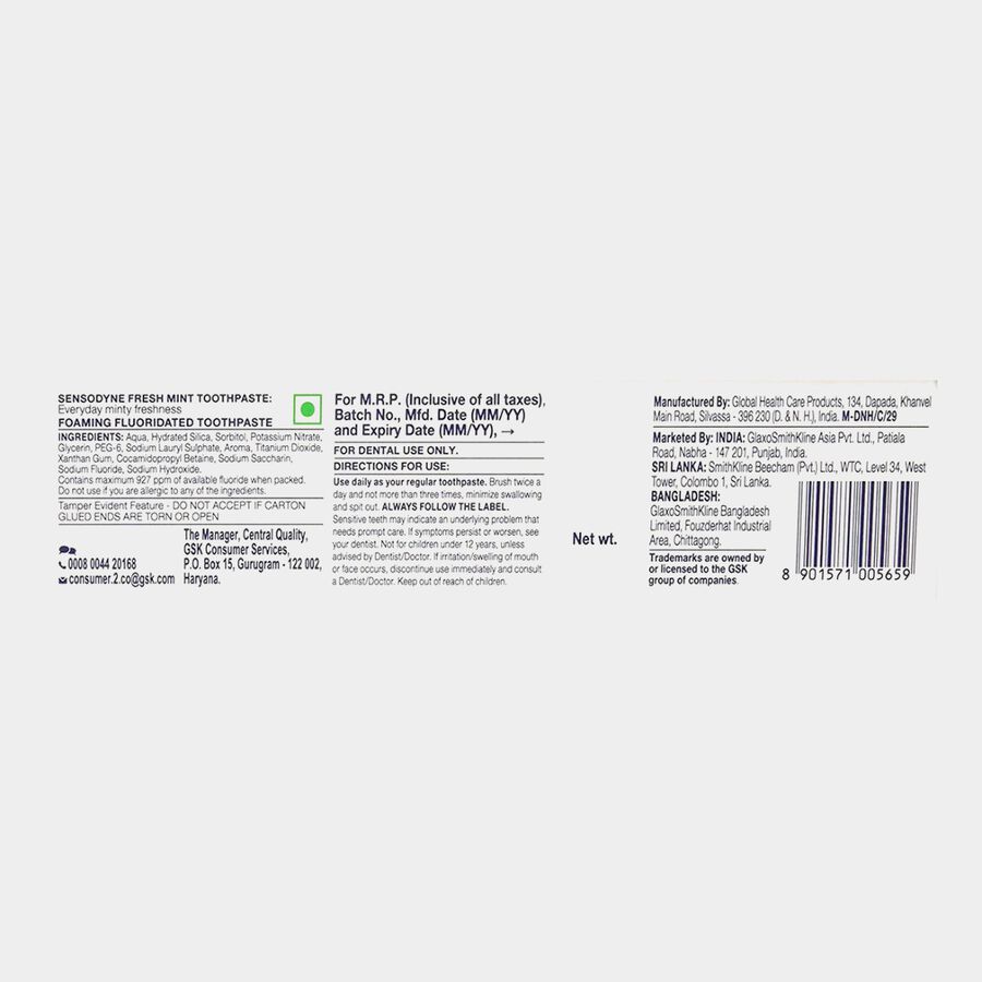 Fresh Mint Tooth Paste, , large image number null
