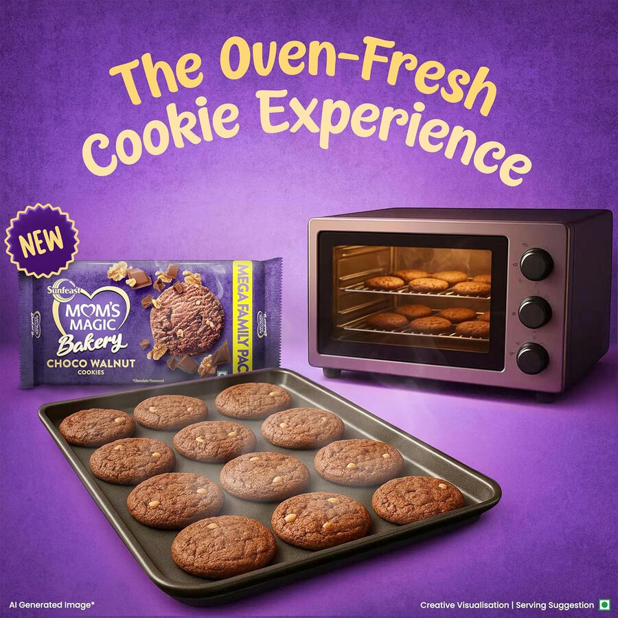 Mom&rsquo;s Magic Bakery Choco Walnut Cookies, 262 g, large