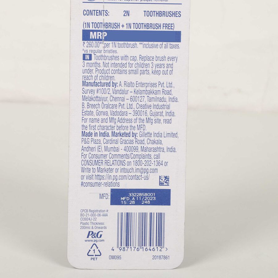 Sensitive X Deep Clean Ultra Soft Toothbrush With X Filament Technology, , large image number null
