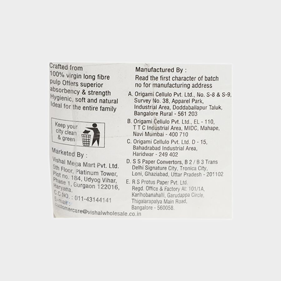 Paper Napkin - 22 X 22 cm, 1 Ply, , large image number null