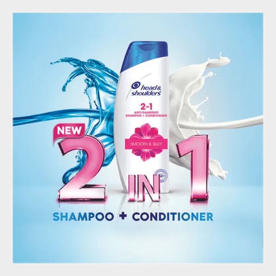 2 in 1 Smooth & Silky Hair Shampoo, , large image number null