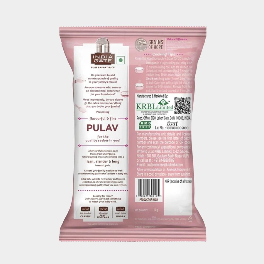 Pulav Pure Basmati Rice, , large