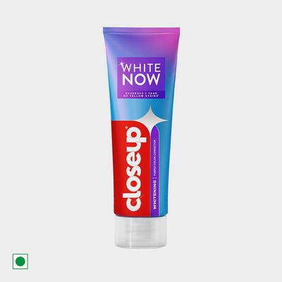 White Now purple color corrector toothpaste