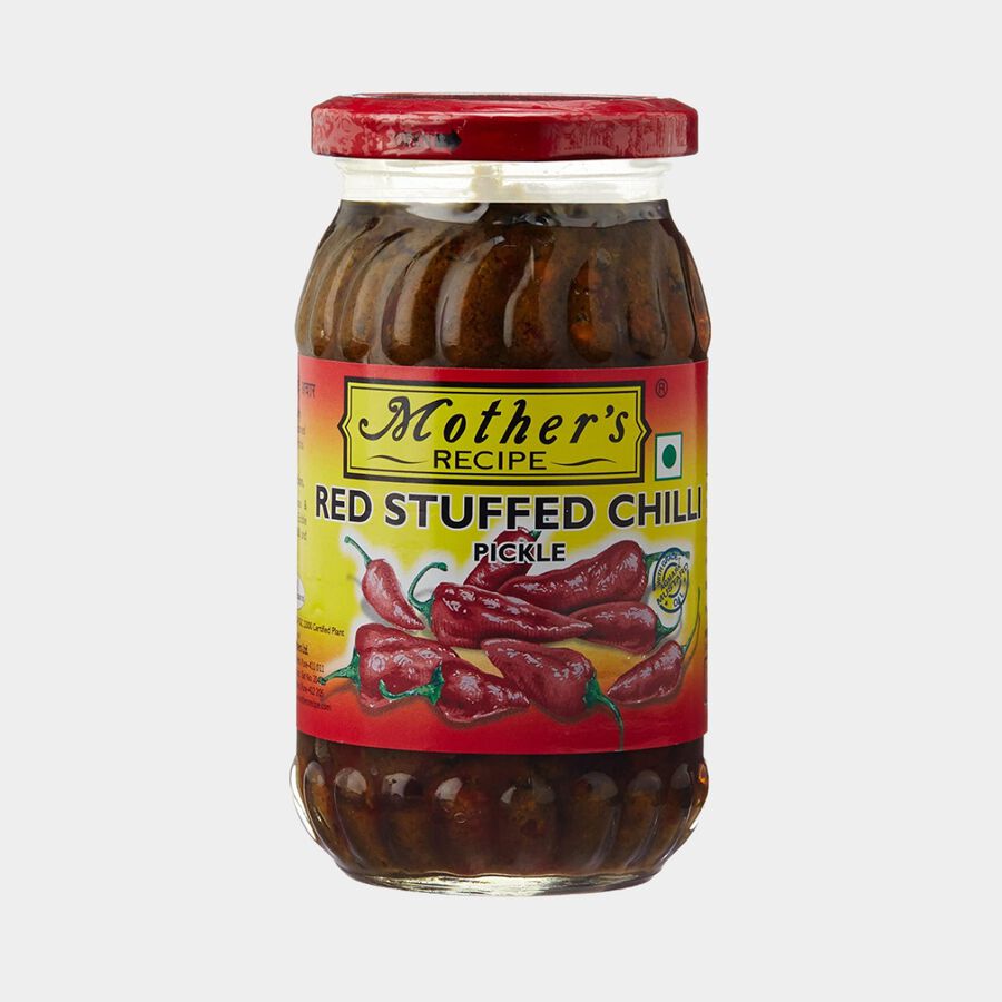 Stuffed Red Chilli Pickle, , large image number null