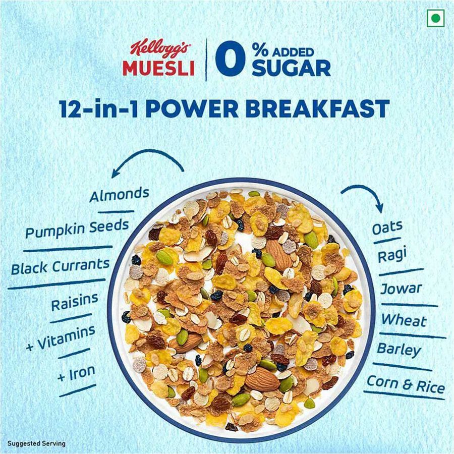 Muesli 0% Added Sugar 12-In-1 Power, , large image number null