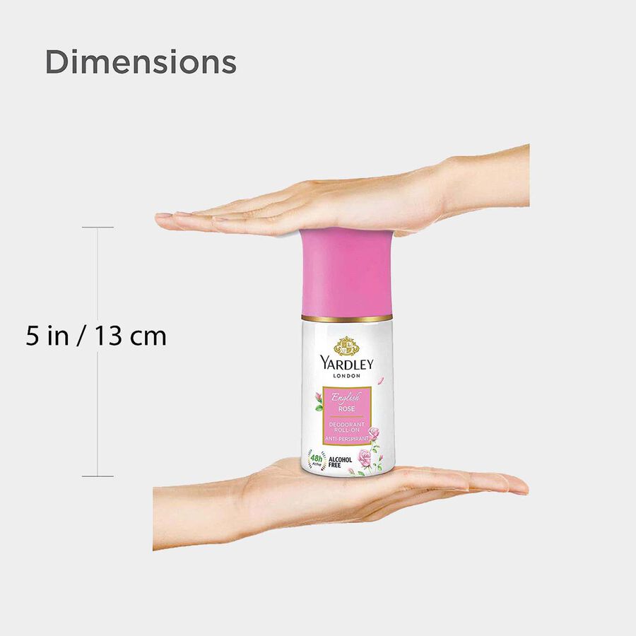 English Rose Body Roll On, , large image number null