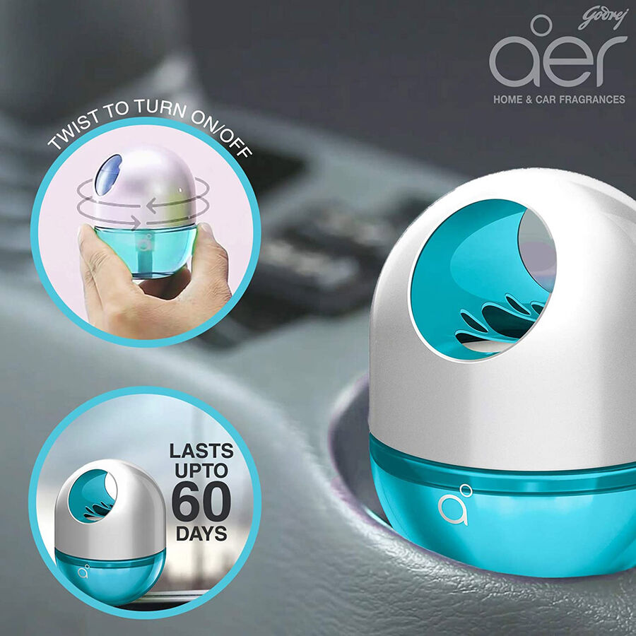 Aer Surf Blue Car Air Freshener, , large image number null