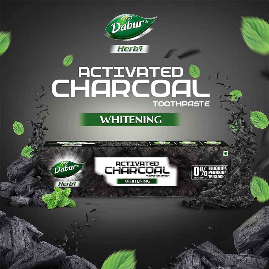 Herbal Activated Charcoal Toothpaste, , large image number null
