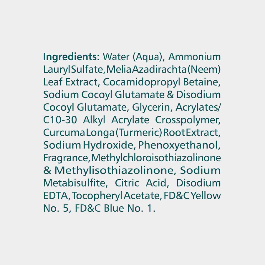 Neem Face Wash, , large image number null