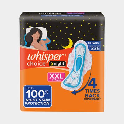 Choice Nights Sanitary Pad (XXL, 40 Pads)