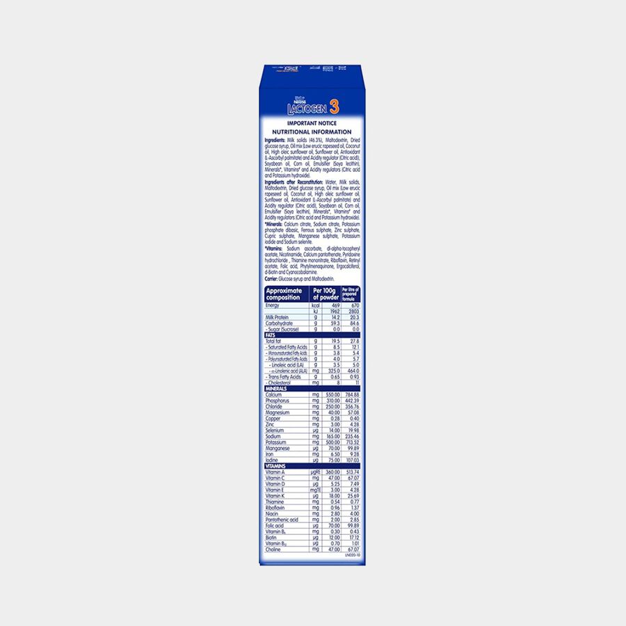 Lactogen Infant Formula 3, , large image number null