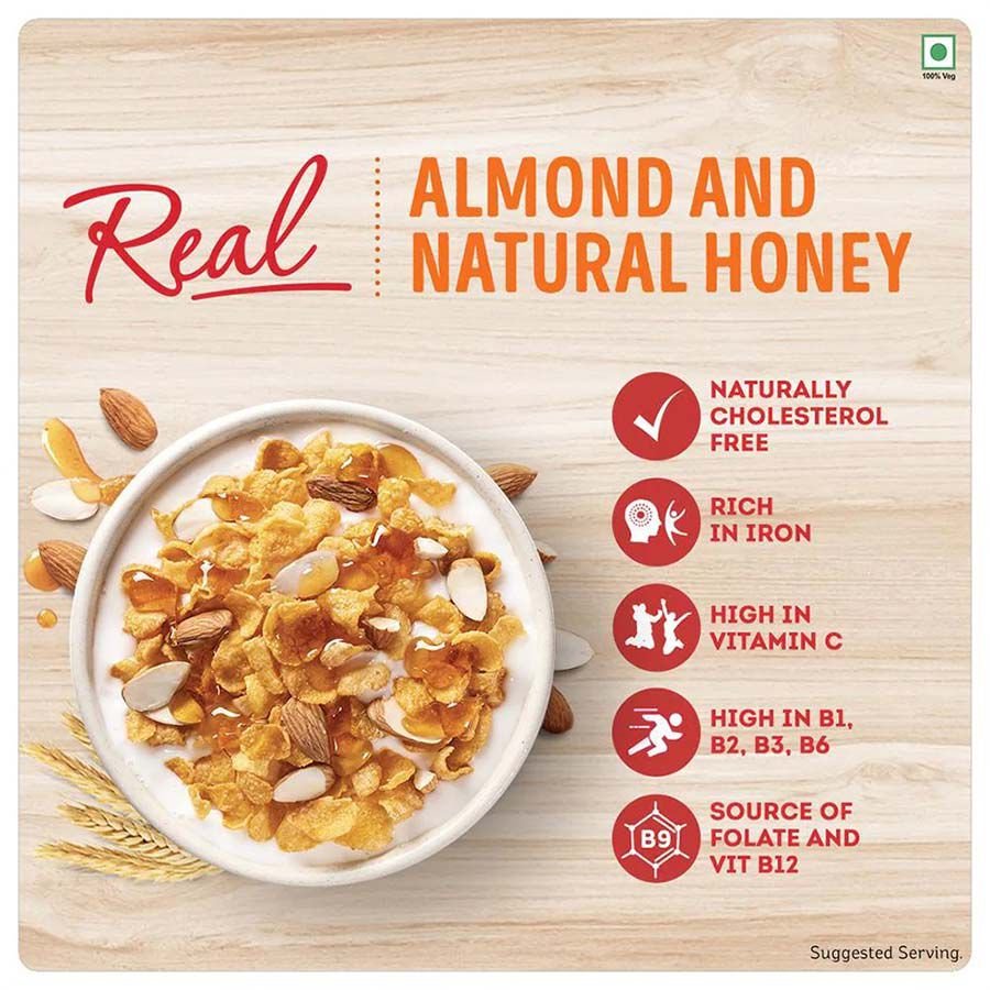 Real Almond Honey Corn Flakes, , large image number null