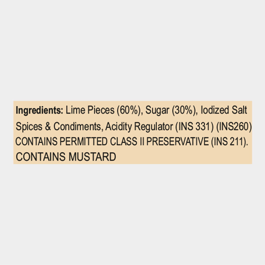Sweet Lime Pickle, , large image number null