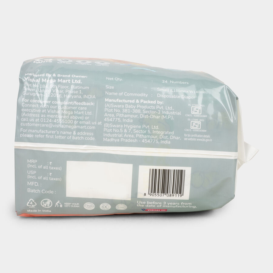 Baby Diaper (Small, 24 Pants), , large image number null