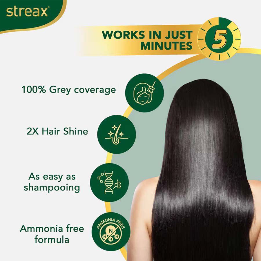 Shampoo Hair Colour - Dark Brown, , large image number null