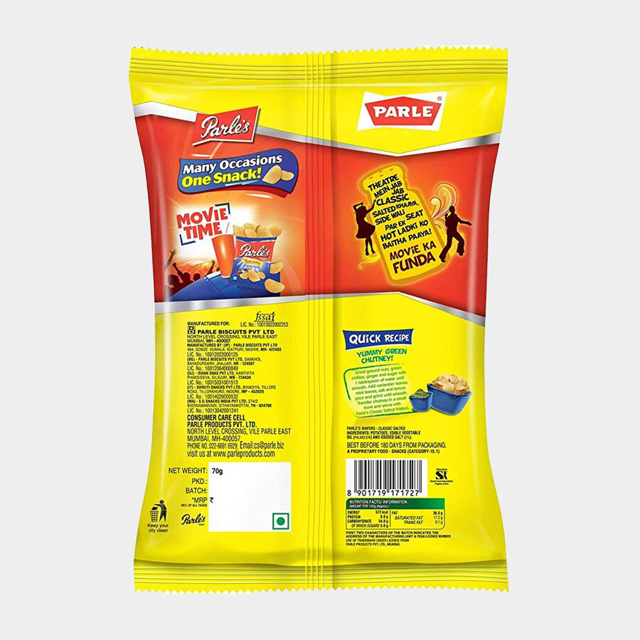 Wafers Classic Salted Chips, , large image number null