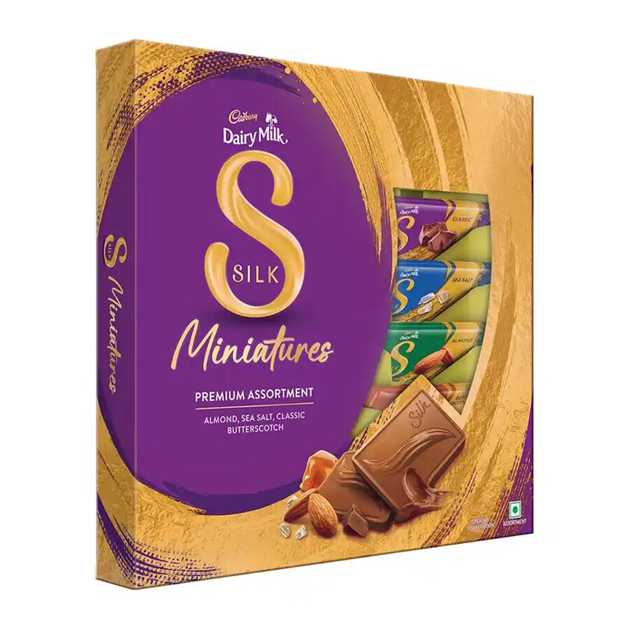 Dairy Milk Silk Miniatures Assorted Chocolate Gift Pack, , large