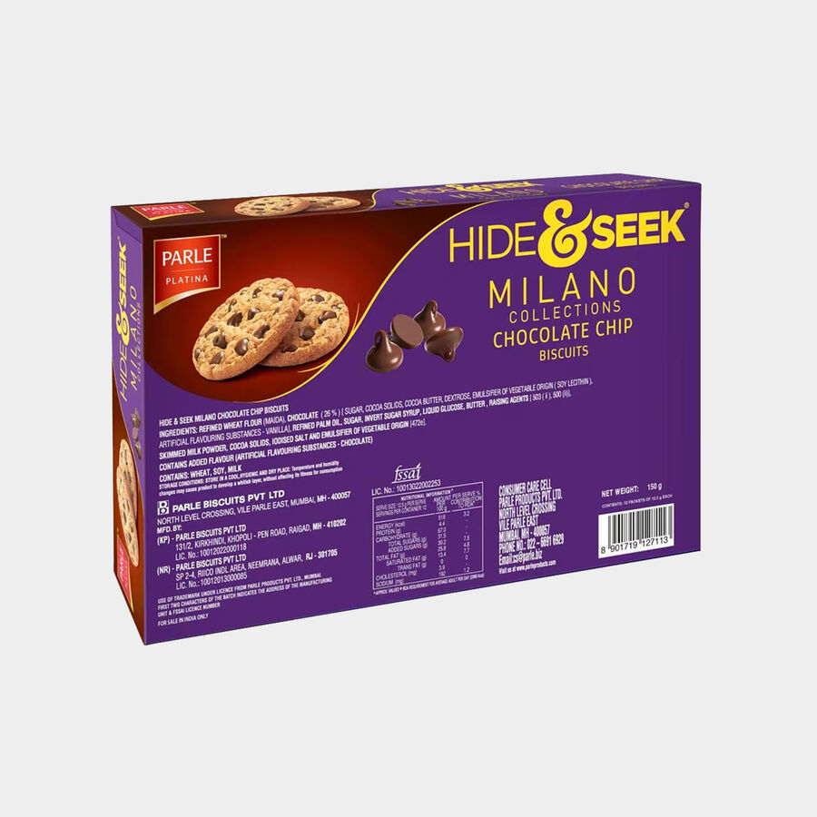 Hide & Seek Milano Chocolate Chip Biscuits, , large image number null