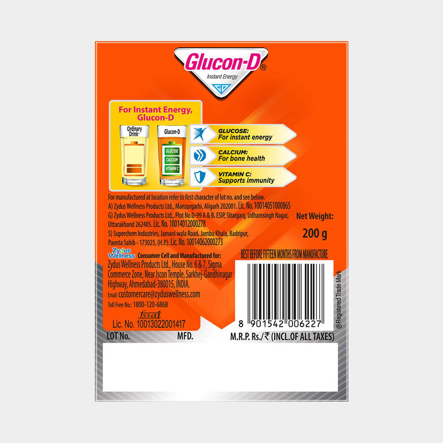 Instant Energy Drink Mix - Tangy Orange, , large