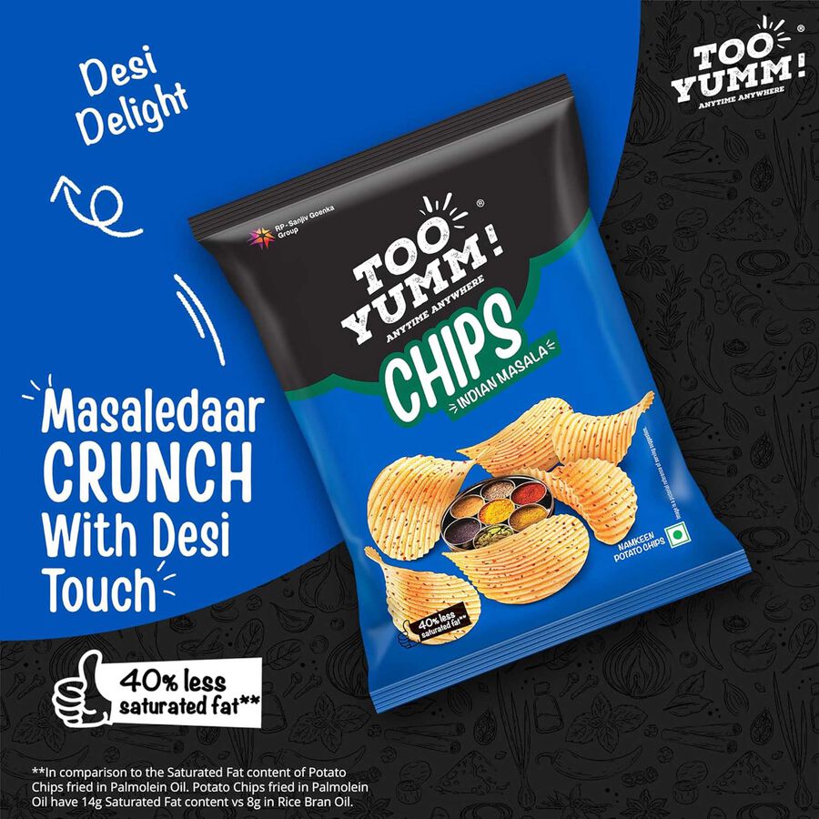 Indian Masala Flavour Potato Chips, , large image number null