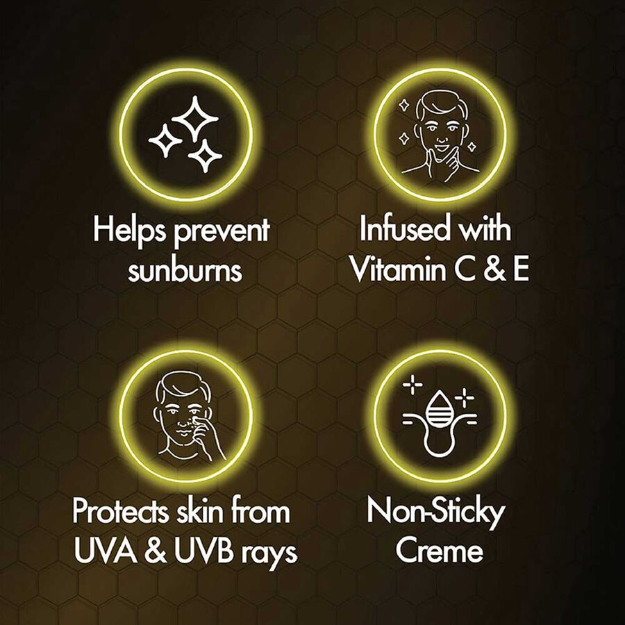 Men Daily Defence Spf 30 Face Cream, , large