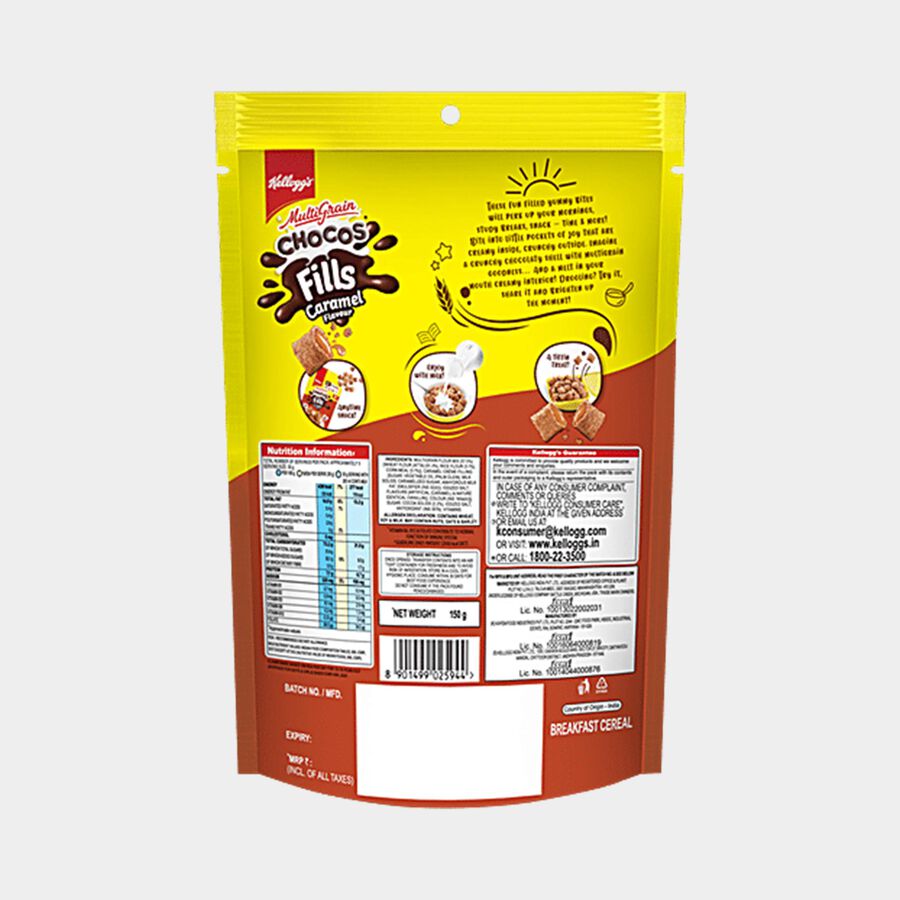Multigrain Caramel Flavour Chocos Fills, , large image number null