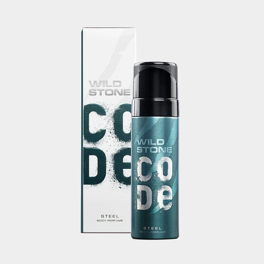 Code Steel No Gas Body Perfume for Men, , large image number null