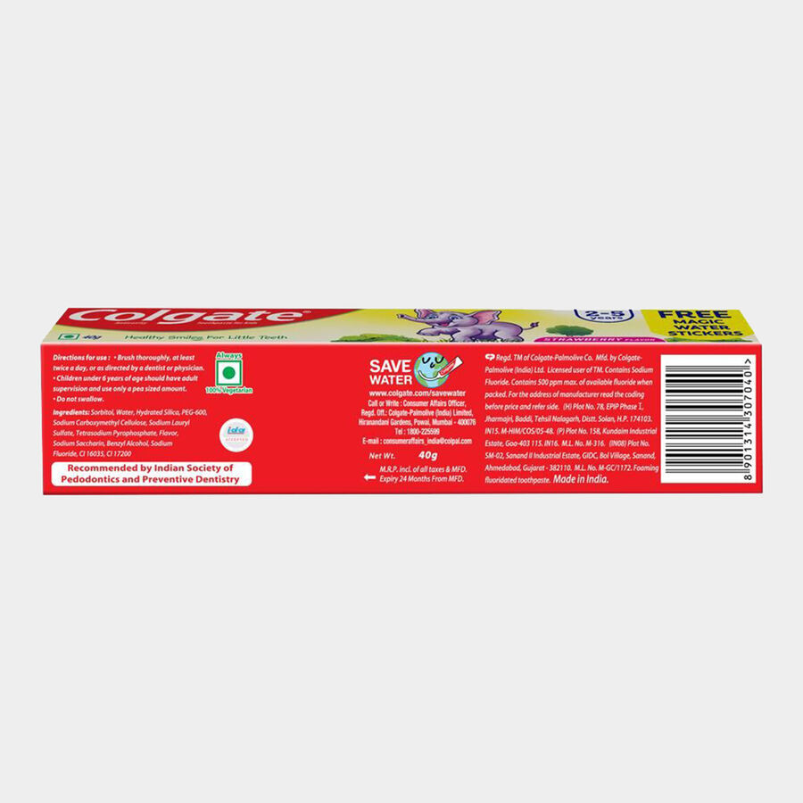 Kids Strawberry Toothpaste, , large image number null