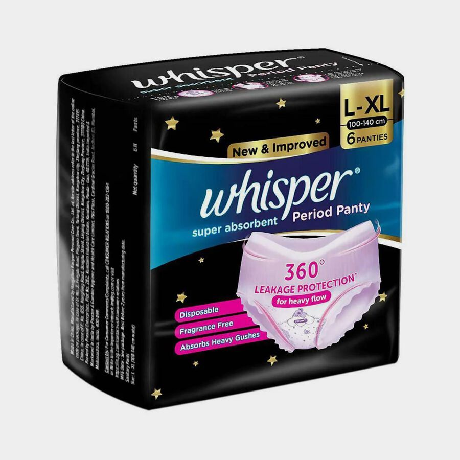 Super Absorbent Period Panty L-XL, , large