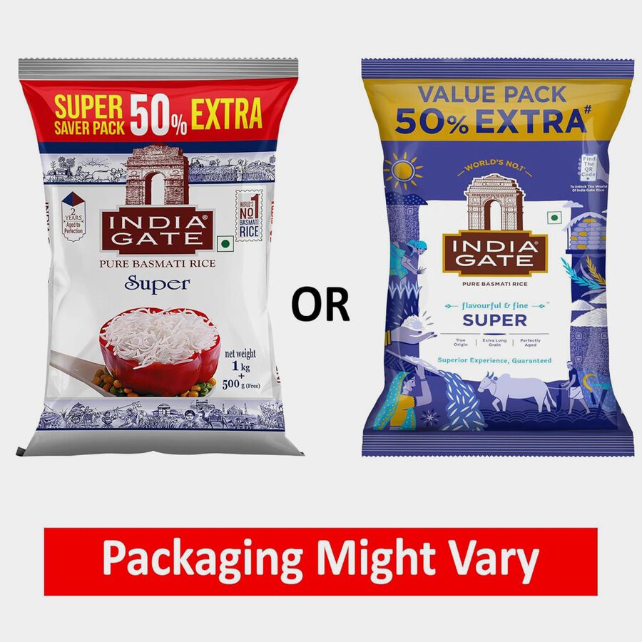Super Basmati Rice / Chawal, 1kg, , large