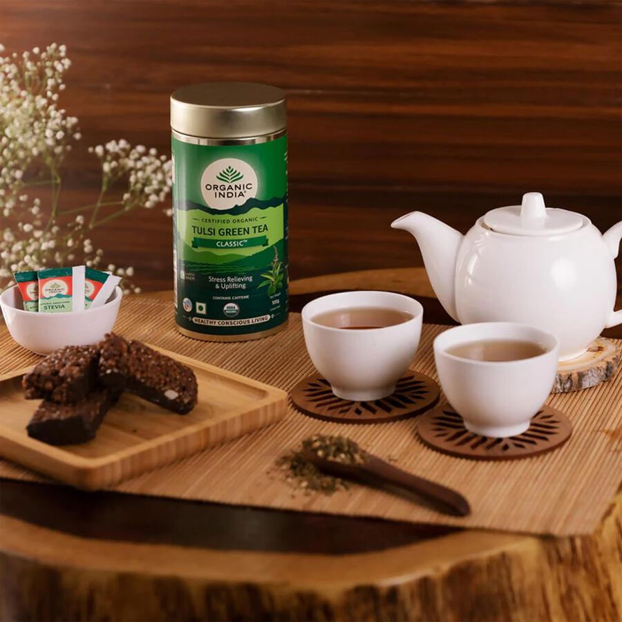 Tulsi Green Tea, , large image number null