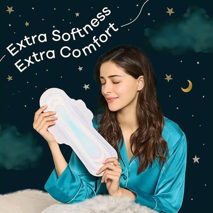 Ultra Bindazzz Nights Sanitary Pads - XXL+, , large