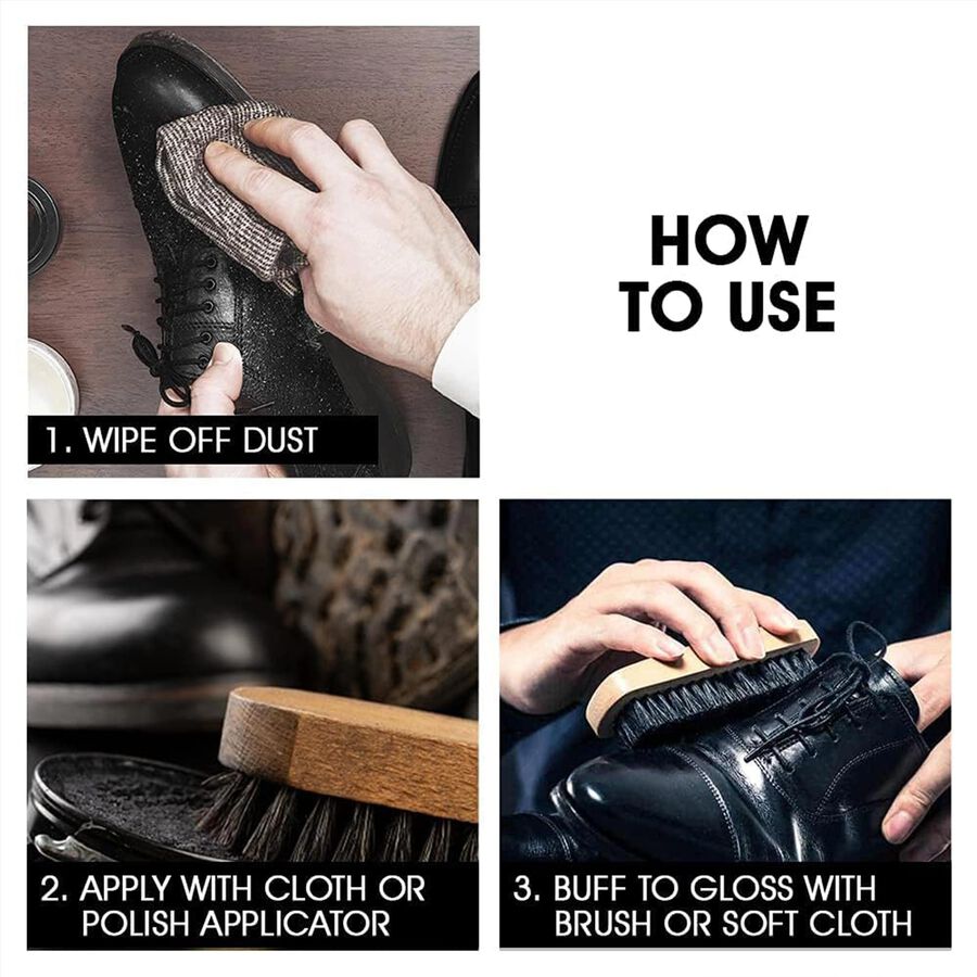 Shoe Polish Black, , large