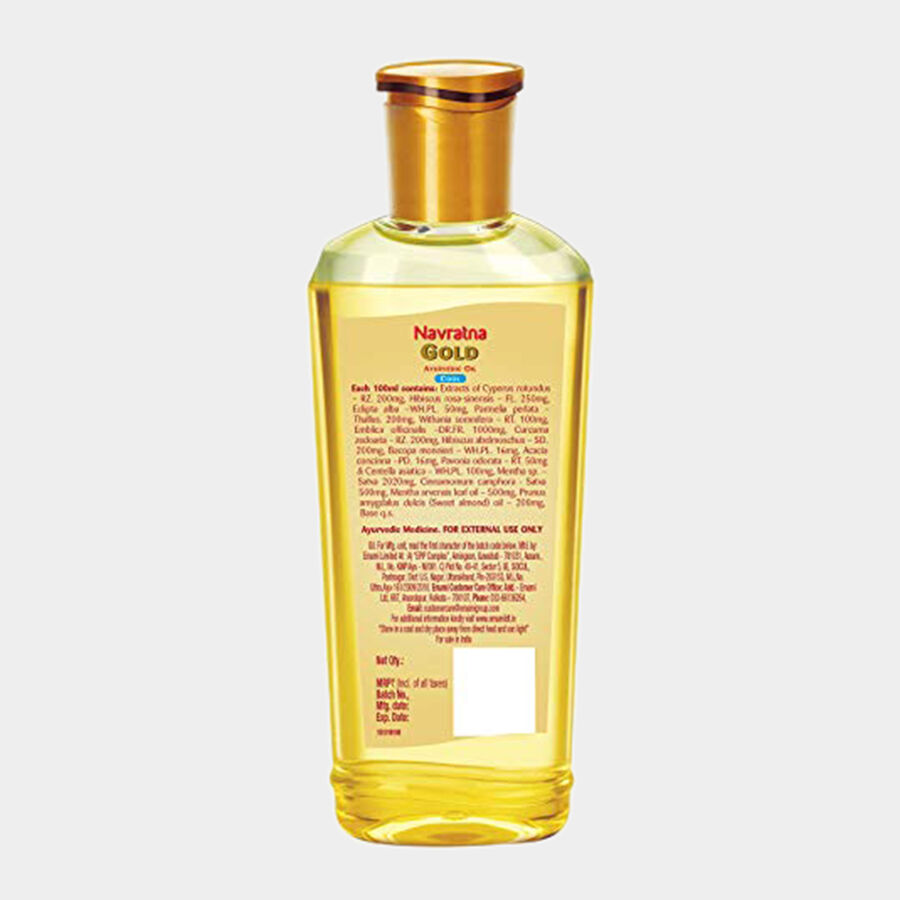 Gold Ayurvedic Hair Oil, , large image number null