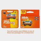 Gillette Fusion Shaving Cartridge, Pack Of 2, small